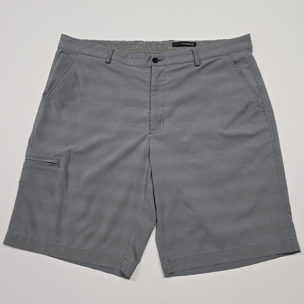 Greg Norman Gray Golf Shorts